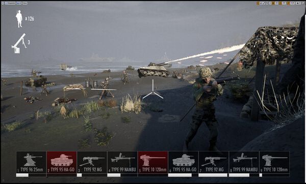 Beach Invasion 1945: Pacific Screenshot 1, Full Version, PC Game, Download Free