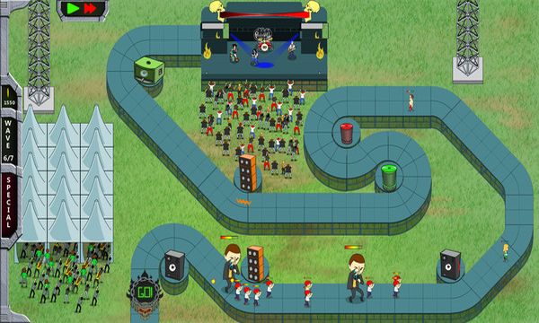 Rock 'N' Roll Defense Screenshot 1, Full Version, PC Game, Download Free