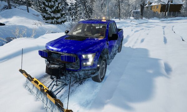 Snow Plowing Simulator Screenshot 1, Full Version, PC Game, Download Free