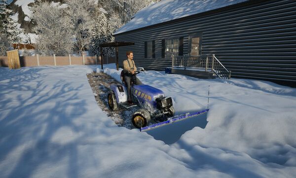 Snow Plowing Simulator Screenshot 1, Full Version, PC Game, Download Free