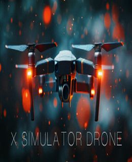 X Simulator Drone Cover, Poster, Full Version, PC Game, Download Free