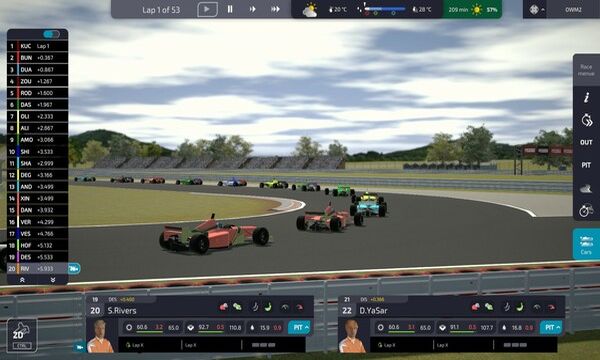 Open Wheel Manager 2 Screenshot 1, Full Version, PC Game, Download Free