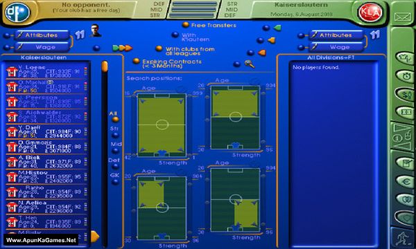 Director of Football Screenshot 1, Full Version, PC Game, Download Free