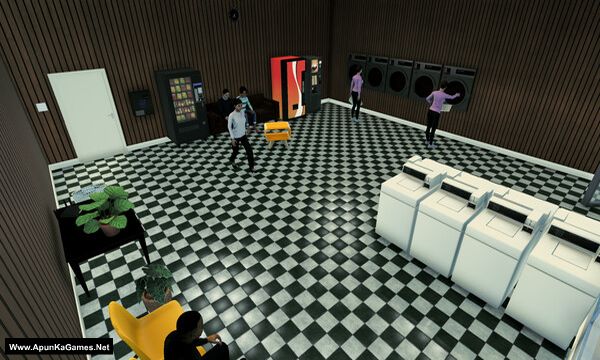 Laundromat Simulator Screenshot 1, Full Version, PC Game, Download Free