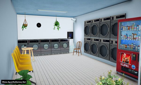 Laundromat Simulator Screenshot 1, Full Version, PC Game, Download Free